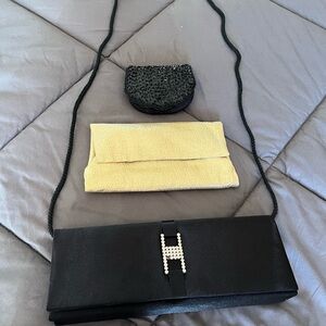 Vintage evening handbag collection.